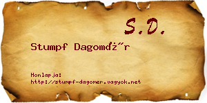 Stumpf Dagomér névjegykártya
